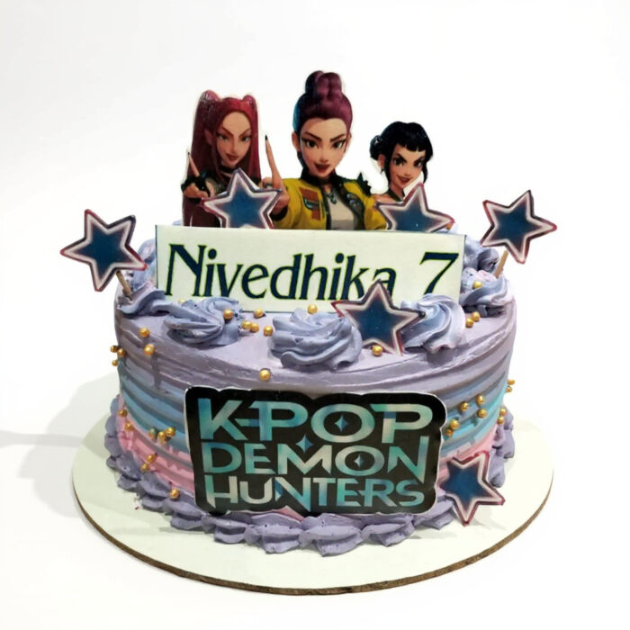 K-Pop Demon Hunters Cake